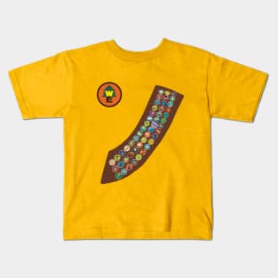 Up Badges Kids T-Shirt